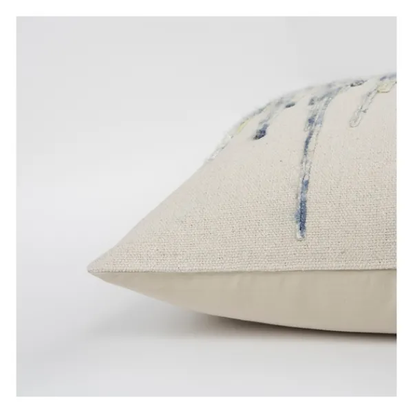 Pillows-Kirkland's Home Abstract Dripping Pillow Blue