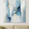 Canvas Art-Kirkland's Home Abstract In Blues Giclee Canvas Art Print Blue/White