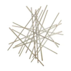 Wall Plaques-Kirkland's Home Abstract Metal Bar Wall Plaque Gold