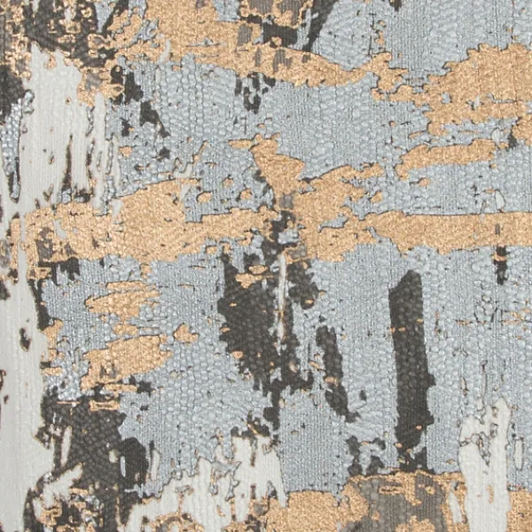 Pillows-Kirkland's Home Abstract Metallic Foil Pillow Silver/Gold