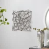 Wall Plaques-Kirkland's Home Abstract Tubes Spill Wall Plaque Silver