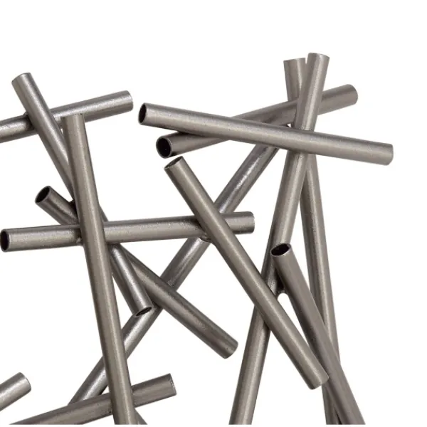 Wall Plaques-Kirkland's Home Abstract Tubes Spill Wall Plaque Silver