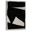 Canvas Art-Kirkland's Home Abstract Walk Giclee Canvas Art Print, 26X40 In. Black/White