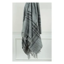 Blankets & Throws-Kirkland's Home Abstract Woven Throw Gray