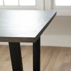Dining Tables-Kirkland's Home Acacia Wood And Metal Industrial Dining Table Brown/Black