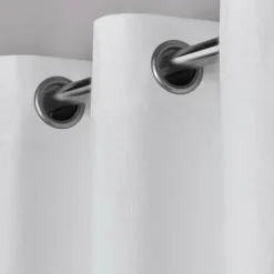 Curtains & Drapes-Kirkland's Home Alabaster Blackout 2-Pc. Curtain Panel Set, 63 In. White