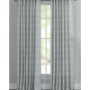 Curtains & Drapes-Kirkland's Home Aloe Plaid Pleated Single Curtain Panel, 84 In. Green