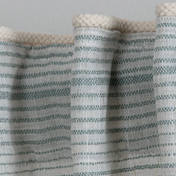 Curtains & Drapes-Kirkland's Home Aloe Plaid Pleated Single Curtain Panel, 84 In. Green