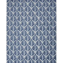 Outdoor Rugs-Kirkland's Home Aloha Botanical Indoor/Outdoor Rug, 5X7 Blue