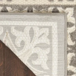 Outdoor Rugs-Kirkland's Home Aloha Ivory Geometric Indoor/Outdoor Rug, 9X12 Ivory/Gray