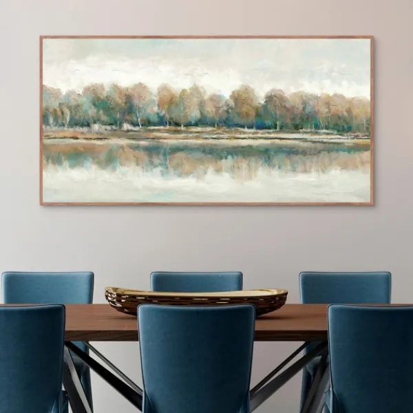 Framed Art-Kirkland's Home Along The Way I Framed Canvas Art White/Brown/Tan