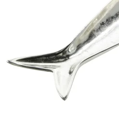Decorative Trays-Kirkland's Home Aluminum Metallic Fish Trays, Set Of 2 Silver
