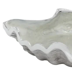 Decorative Bowls & Jars-Kirkland's Home Aluminum Seashell Bowl White