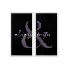 Wall Quotes & Signs-Kirkland's Home Always & Forever Framed Wall Plaques, Set Of 2 Black