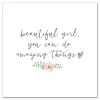Wall Quotes & Signs-Kirkland's Home Amazing Things Floral Canvas Art Print White/Multi