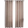 Curtains & Drapes-Kirkland's Home Amber Stripe Single Curtain Panel, 84 In. Tan/Red