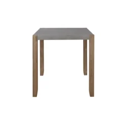 Dining Tables-Kirkland's Home Amber Wood And Faux Concrete Dining Table Brown/Gray