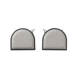 Bar Stools & Counter Height Stools-Kirkland's Home And Black Metal Counter Stools, Set Of 2 Gray