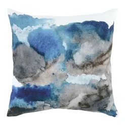 Pillows-Kirkland's Home And Gray Abstract Pillow Blue