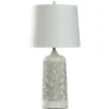 Table Lamps-Kirkland's Home And Gray Botanical Table Lamp White