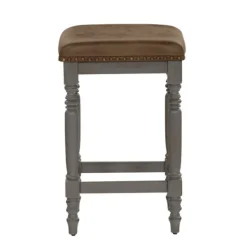 Bar Stools & Counter Height Stools-Kirkland's Home And Gray Counter Stools, Set Of 2 Brown