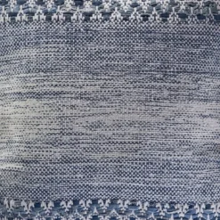 Pillows-Kirkland's Home And Ivory Textured Wavy Accent Pillow Blue