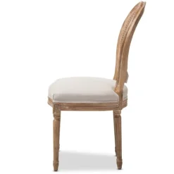 Dining Chairs-Kirkland's Home And Natural Cane Oval Back Dining Chair White