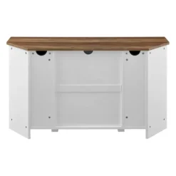 Tv Stands & Media Consoles-Kirkland's Home And Natural Sliding Barn Door Tv Stand White