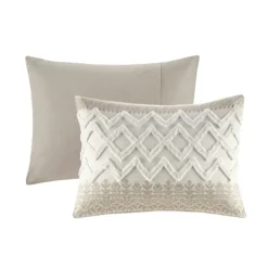Duvets-Kirkland's Home And White 3-Pc. Full/Queen Duvet Set Gray