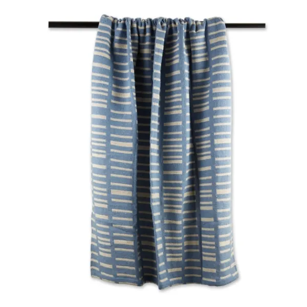 Blankets & Throws-Kirkland's Home And White Urban Throw Blue