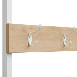 Entryway Furniture-Kirkland's Home And White Wood Bench Hall Tree Brown