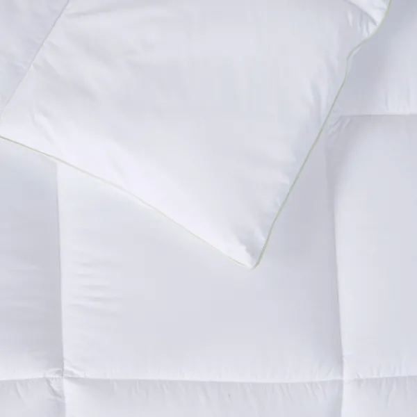 Comforters-Kirkland's Home Antimicrobial Down Alternative Queen Comforter White
