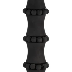 Candle Holders-Kirkland's Home Antique Beaded Column Candle Holder, 15 In. Black