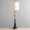 Buffet Lamps-Kirkland's Home Antique Black Allison Buffet Lamp Ivory