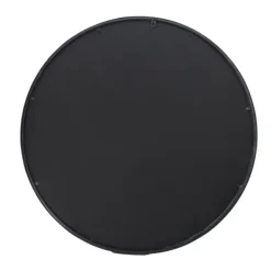Decorative Mirrors-Kirkland's Home Antique Black Floral Panel Round Mirror