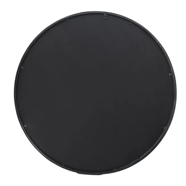 Decorative Mirrors-Kirkland's Home Antique Black Floral Panel Round Mirror