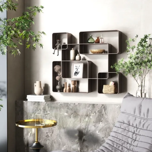 Shelves-Kirkland's Home Antique Bronze Rada Wall Shelf