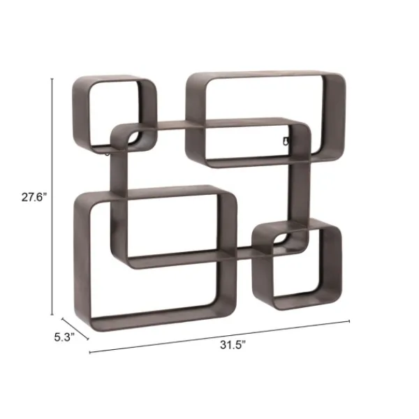 Shelves-Kirkland's Home Antique Bronze Rada Wall Shelf