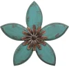 Wall Plaques-Kirkland's Home Antique Flower Plaque Blue