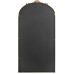 Decorative Mirrors-Kirkland's Home Antique Gold Metal Ornate Arch Wall Mirror
