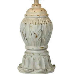 Table Lamps-Kirkland's Home Antique Ivory Distressed Table Lamps, Set Of 2 Tan