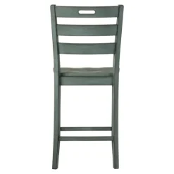 Bar Stools & Counter Height Stools-Kirkland's Home Antique Ladder Counter Stools, Set Of 2 Green
