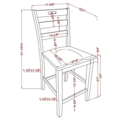 Bar Stools & Counter Height Stools-Kirkland's Home Antique Ladder Counter Stools, Set Of 2 Green