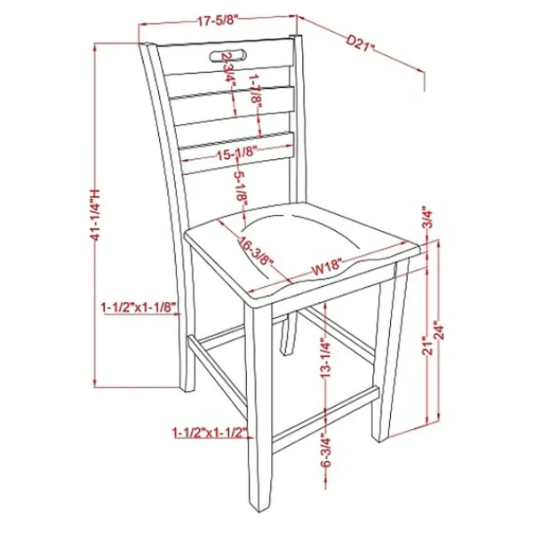 Bar Stools & Counter Height Stools-Kirkland's Home Antique Ladder Counter Stools, Set Of 2 Green