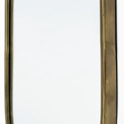 Decorative Mirrors-Kirkland's Home Antique Metal Frame Oval Wall Mirror Gold
