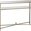 Console Tables-Kirkland's Home Antique Mirror Top Console Table Gold