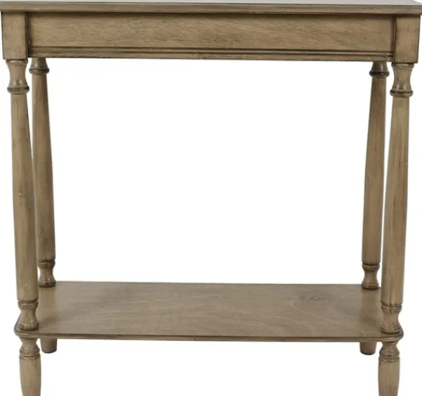 Console Tables-Kirkland's Home Antique Rectangular Console Table Brown