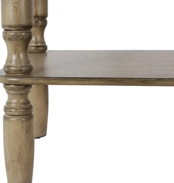 Console Tables-Kirkland's Home Antique Rectangular Console Table Brown