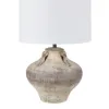 Table Lamps-Kirkland's Home Antique Sandstone Jug Table Lamp White