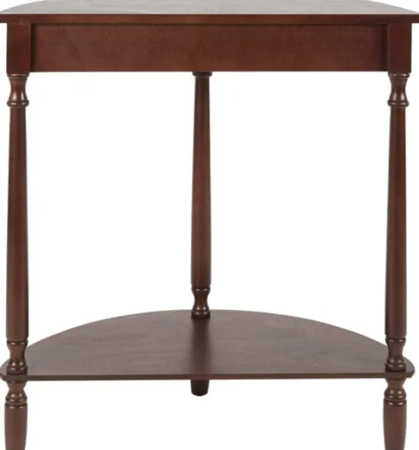Console Tables-Kirkland's Home Antique Walnut Half Round Console Table Brown